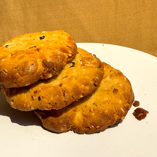 White chocolate cranberry cookie