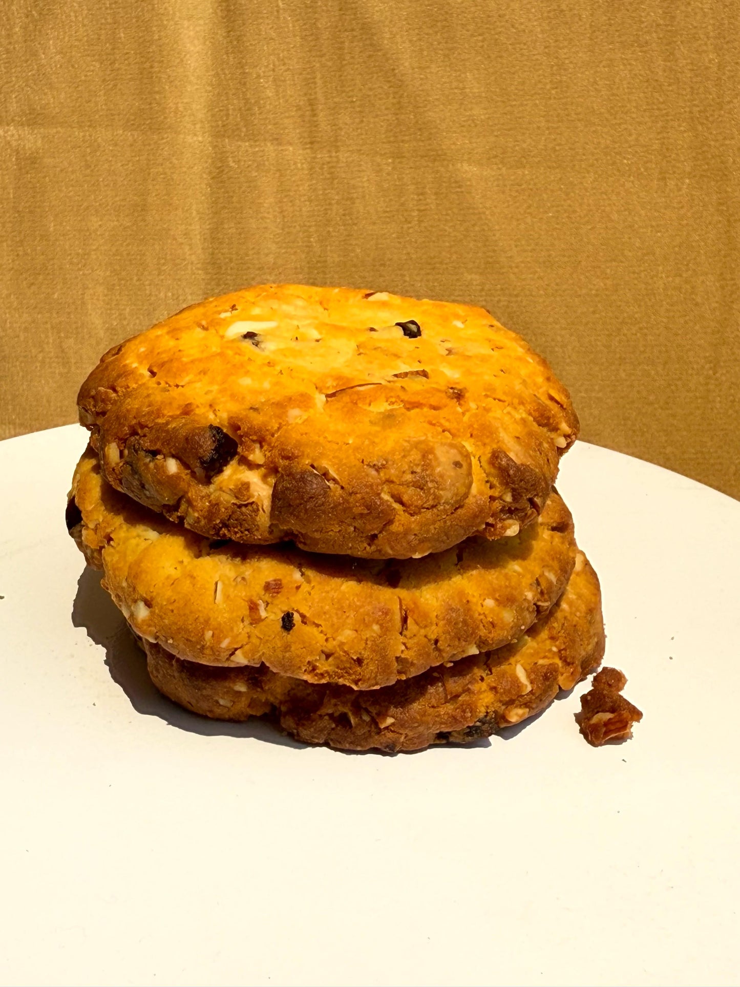 White chocolate cranberry cookie
